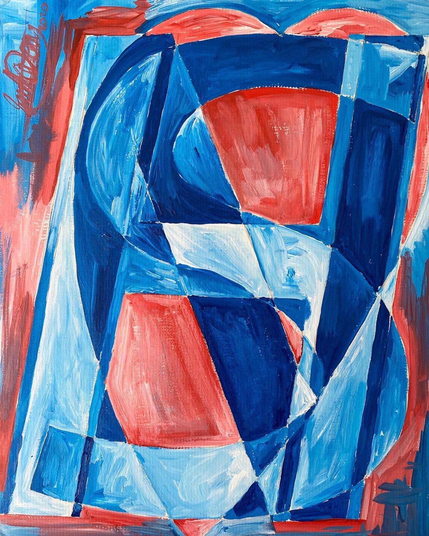 My tribute to the NHS, influenced by Jasper Johns' 1961 piece "Zero Through Nine"